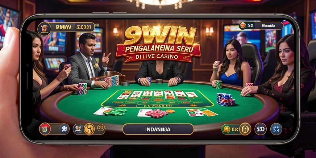 Gameplay Live Casino yang mendebarkan dan interaktif di 9WIN.