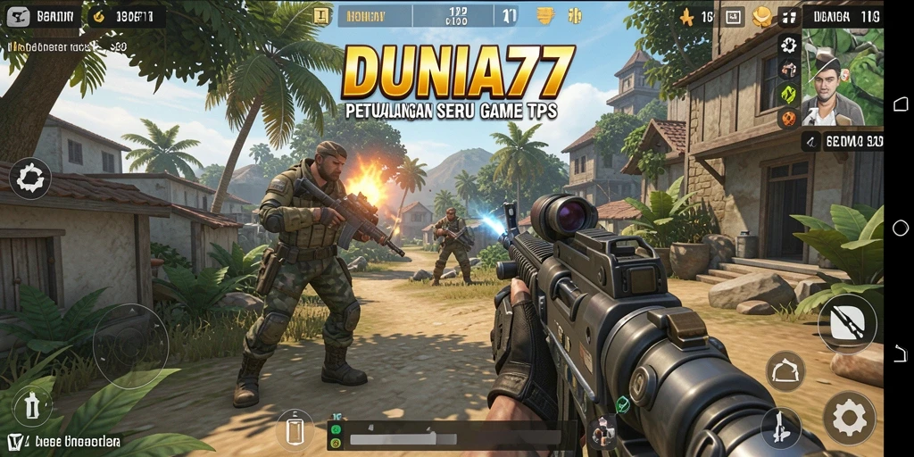Tampilan menarik dari gameplay DUNIA77 yang mendebarkan.