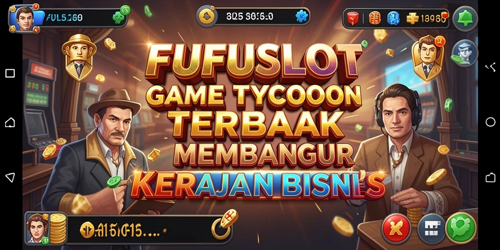 Gameplay FUFUSLOT yang seru dan menantang dalam membangun bisnis.