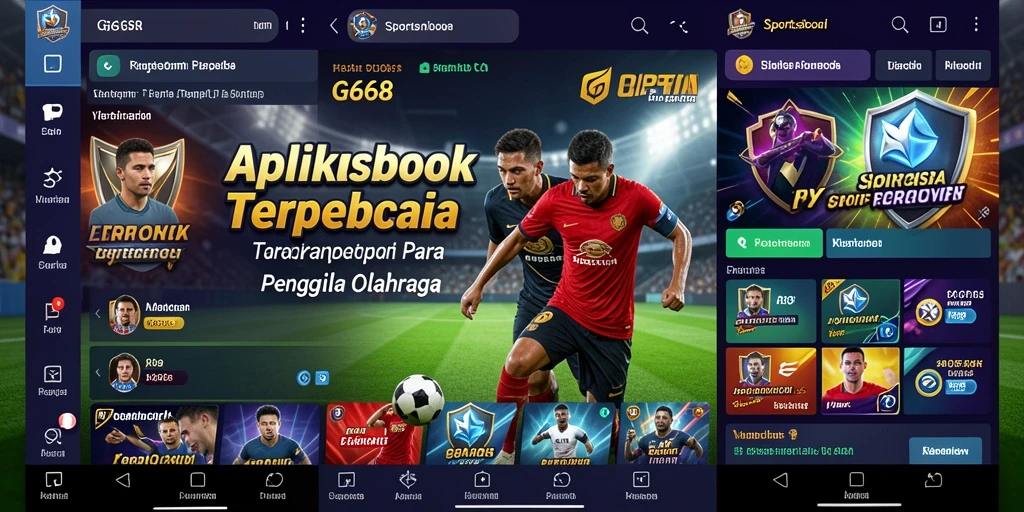 Tampilan screenshot utama G668 saat bermain taruhan olahraga.