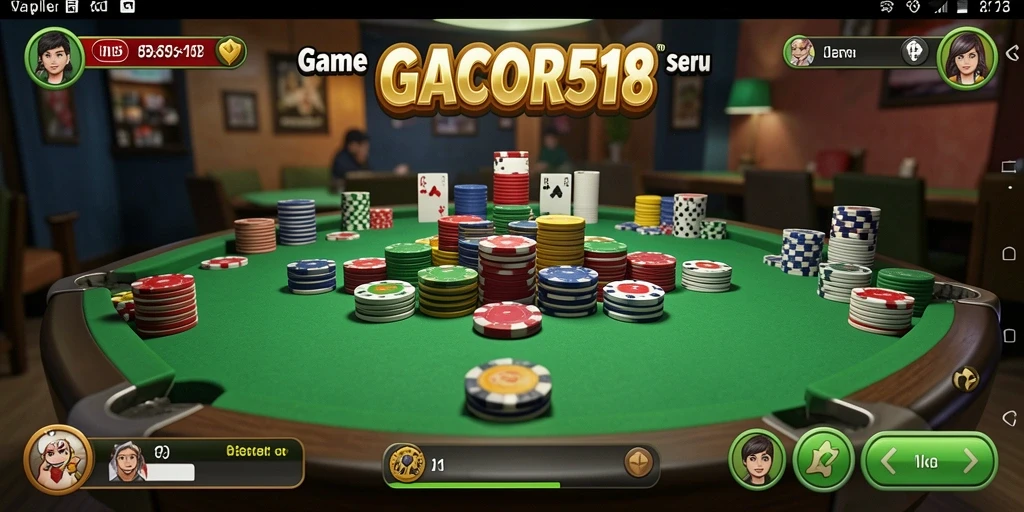 Tampilan gameplay GACOR518 yang mengasyikkan dan interaktif.