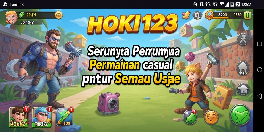 Tampilan gameplay seru HOKI123 dengan berbagai tantangan menarik.