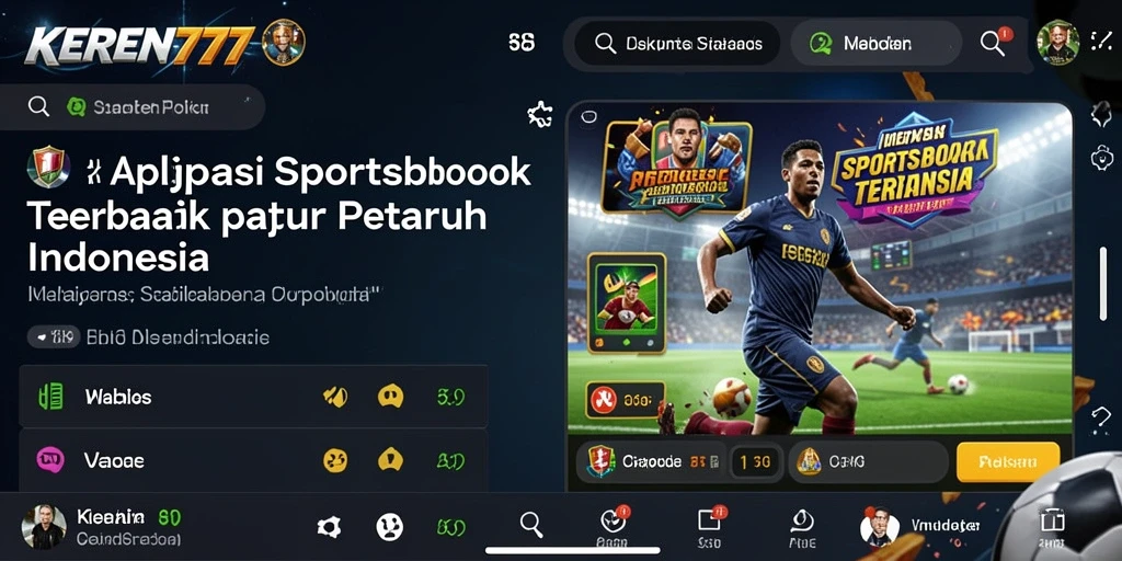 Tampilan gameplay KEREN777 yang menarik dalam taruhan olahraga.