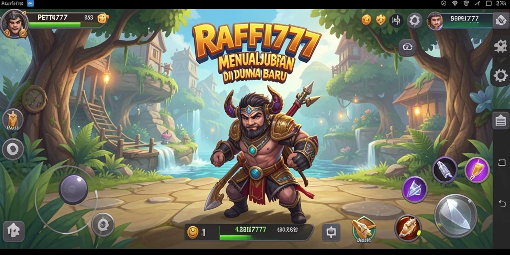 Tampilan gameplay RAFFI777 yang seru dan mendebarkan.