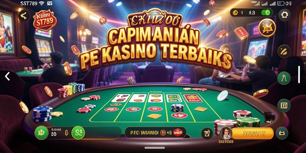 Tangkapan layar gameplay <strong>ST789</strong> menampilkan keseruan berbagai permainan kasino.