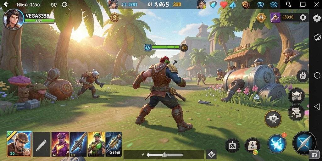 Tampilan gameplay seru dari VEGAS338 dengan grafis yang menarik.